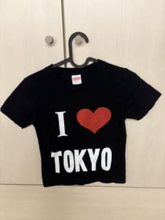 I LOVE TOKYO 半袖Tシャツ ブラックのサムネイル