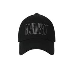 Bohemianseoul bohemseo ボヘミアンソウル　帽子　キャップ ボヘミアンソウル 帽子 BOHEMSEO キャップ 韓国ブランド ブラック