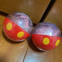 お値下げしましたミッキーシェイプバルーン　キーホルダー2点セットピンクのサムネイル