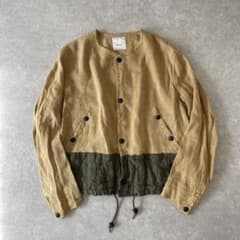 激レア】伝説のブランドdezert / デザート 異素材ミリタリーブルゾン