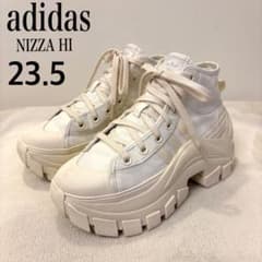 【希少】 NIZZA HI 厚底 ホワイト Y2K ハイカット 希少】adidas NIZZA HI 厚底 ホワイト Y2K ハイカット - メルカリ