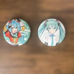プロセカ　初音ミク 缶バッジ 2点セットのサムネイル