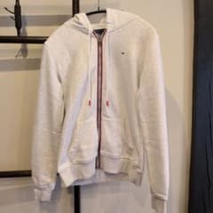 TOMMY HILFIGER フルジップパーカー XS アイボリーのサムネイル