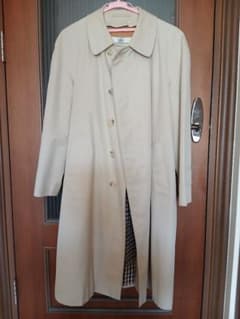 Aquascutum メンズ ステンカラーコート ベージュ・ライナー付きのサムネイル