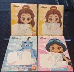 ディズニープリンセス pufupufu2 4個セット ベル ジーニー ジャスミンのサムネイル