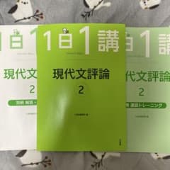 現代文評論 2 1日1講 解答解説 速読トレーニング付きのサムネイル
