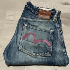 サイズ34 オレンジカモメ 虎耳 縦落ち ヒゲ ハチノス エヴィス エビス サイズ31 ピンクカモメ 縦落ち 虎耳 ヴィンテージ エヴィス エビス