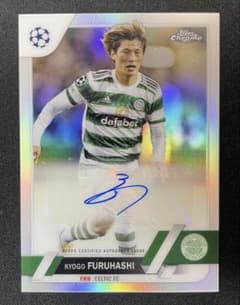 古橋　日本代表　直筆サインカード　セルティック topps 古橋亨梧 直筆サイン セルティック サッカー 日本代表 AUTO