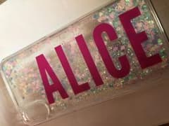 ALICEアリスケータイグリッターケース♡のサムネイル
