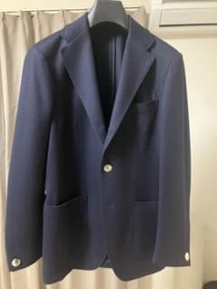 ロ*エ様 BEAMS F NEW EASY ネイビーブレザー 44【未使用に近い m50366622005_1.jpg?1769940995
