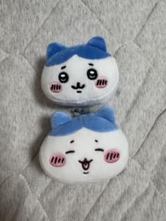 ちいかわ ハチワレ ぬいぐるみ マスコット キーホルダー 2個セットのサムネイル