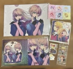 推しの子　星野アクア　ルビー　クリアファイル　色紙ファイル　色紙　シール　クロス 推しの子 星野アクア ルビー クリアファイル 色紙ファイル 色紙 シール