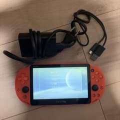 PS Vita 本体 ネオンオレンジ 充電器付きのサムネイル