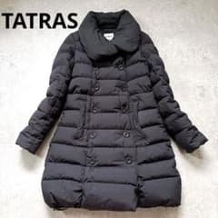 タトラスTATRAS アゴーニャ 女優襟 ダウンコート ブラック 黒 - メルカリ