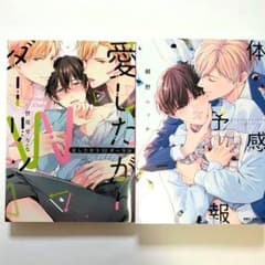BL コミック 漫画 2冊セット 体感予報 愛したがりWダーリンのサムネイル