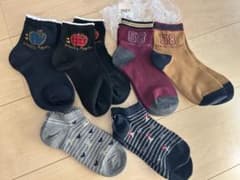 新品　キッズ靴下 6足セット 19~24cmのサムネイル