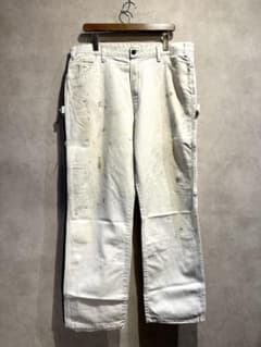 Dickies 白 ペインターパンツ ペンキ w38 山田蓮 バイカー アメカジ