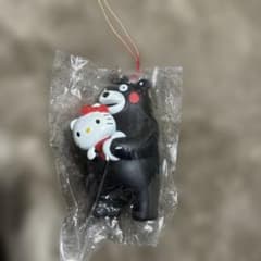 熊本限定 くまモン キティーちゃん スクイーズストラップ 新品未使用
