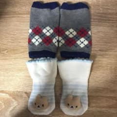 靴下 レッグウォーマー 赤ちゃん 冬 ベビー 可愛い くまのサムネイル
