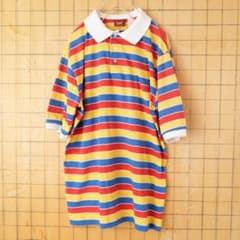 70s 80s USA製 Lee ボーダーポロシャツ MLブルー 半袖 ss73 - メルカリ