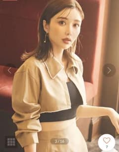 eimy istoire パールポイントクロップドジャケットのサムネイル