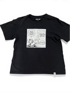 PEANUTS コミックプリント Tシャツ XL 黒のサムネイル