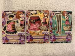アイカツカード ミヤミリタリーコーデ 3枚セット マスカレードのサムネイル