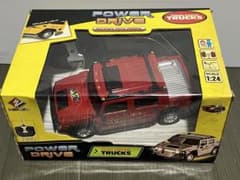 【未開封】POWER DRIVE 1/24 SUVラジコン（ハマー風・レッド）のサムネイル