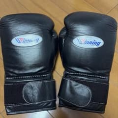 Winning ボクシンググローブ 14oz 黒 プロフェッショナルタイプのサムネイル