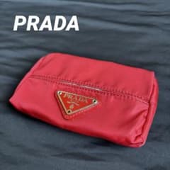 ☆レア品【PRADA プラダ】ポケットティッシュケース ナイロン ピンク