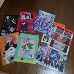 SPY×FAMILY Demon Slayer: Kimetsu no Yaiba MARVEL Clear File Set