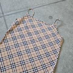 BURBERRY バーバリー チェック タンクトップ キャミソール