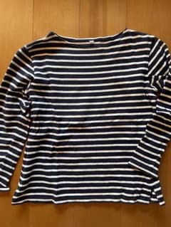 授乳服　ボーダーカットソーのサムネイル