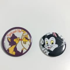 ディズニー　フィガロ　缶バッジ　缶バッヂのサムネイル