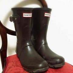 HUNTER 長靴 チョコ こげ茶 レインブーツのサムネイル