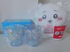 치이카와 1번 복권 봉제인형 치이카와 레트로컵 세트 치이카와&토끼