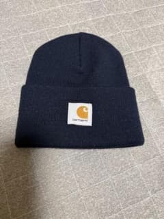 あ*あ様 carhartt ネイビー ニット帽のサムネイル