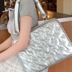 PC case, fits 14-15 inch laptops, silver, 3-way design, cute laptop bag.