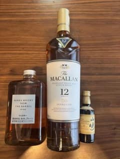 ウイスキー 3本セット マッカラン ニッカ 山崎 - メルカリ