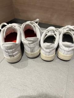 NIKE AIR FORCE 1 ホワイト スニーカー27と23のサムネイル