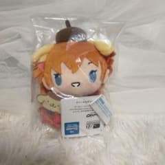 【新品未使用】エヴァンゲリオン×ポムポムプリン サンリオぬいぐるみ マスコットのサムネイル