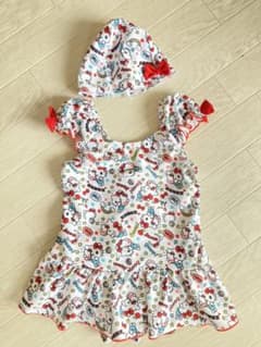 キティちゃん 水着・帽子セットのサムネイル