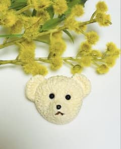 新品未使用 weekends ウィークエンズ ミニ白クマブローチ【匿名発送