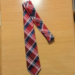 arCONOMI ネクタイ チェック柄 レッド系のサムネイル