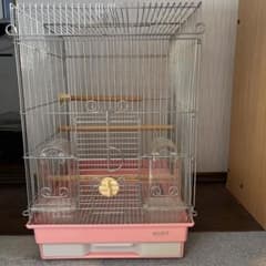 HOEI 35手乗り鳥用ケージ ピンクのサムネイル