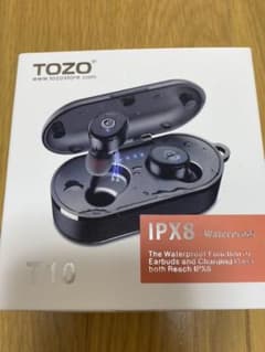 TOZO T10 Bluetooth 5.0 ワイヤレスイヤホン　ホワイトのサムネイル