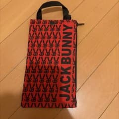 JACK BUNNY ゴルフ用ポーチ レッドのサムネイル