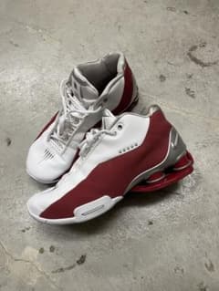 NIKE SHOX BB4 Vince Carter ハイカット スニーカー 赤 - メルカリ