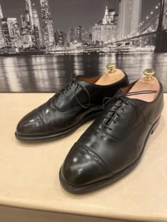 Alden オールデン 901 パンチドキャップトゥ 黒 7.5 EEE 箱袋付のサムネイル