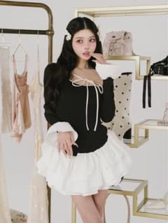 Andmary Kiki lace cardigan set tops|mercariメルカリ官方指定廠商